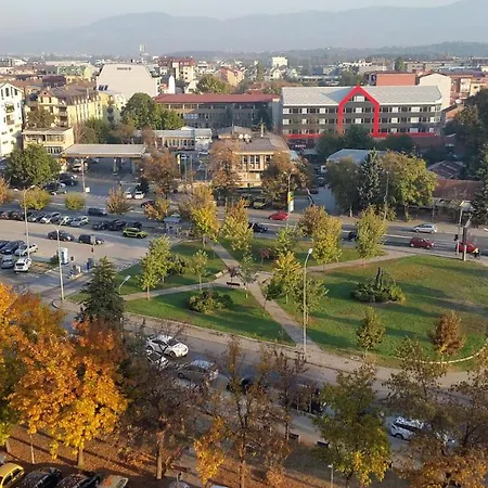 View, City Center, Self Check In, Free Parking Апартаменты Скопье